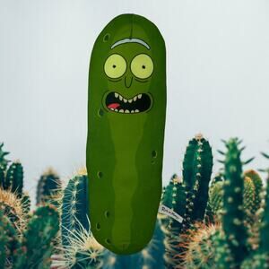 Pickle Rick Plush Rick and Morty Toy 14" Green Adult Swim Cartoon Network